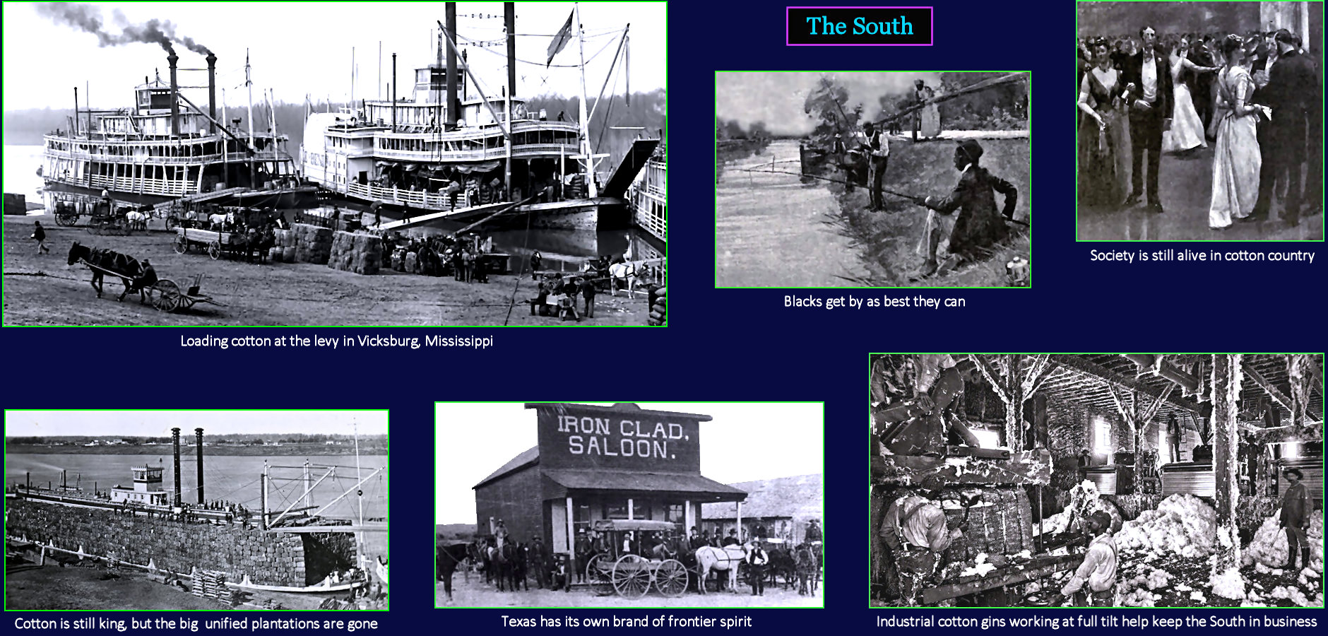 The South, 1890